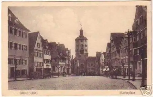 11533 Ak Günzburg Marktplatz um 1930