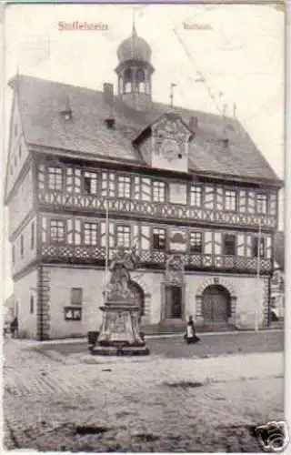 13427 Ak Staffelstein Rathaus 1923