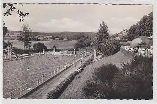 25162 Ak Burgkunstadt Oberfranken Schwimmbad um 1930