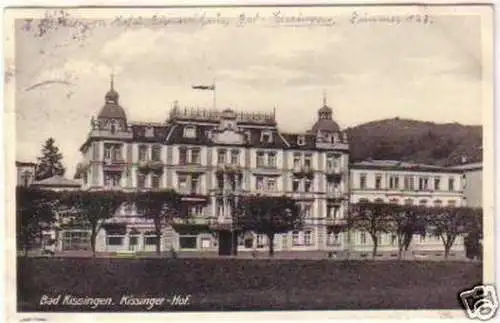 21217 Ak Bad Kissingen Kissinger Hof 1931