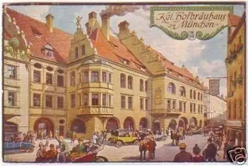 21897 Ak königliches Hofbräuhaus zu München 1925