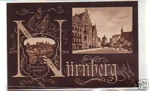 21866 Mehrbild Ak Nürnberg vom Hallerthor um 1910