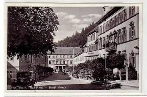 43703 Ak Bad Teinach Bad Hotel Hotel Hirsch um 1943