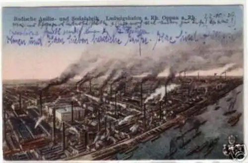 00409 Ak Ludwigshafen am Rhein Industrieanlagen 1929