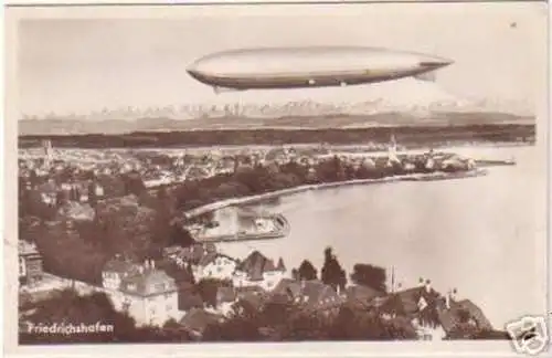 18366 Ak Zeppelin LZ 127 über Friedrichshafen 1933