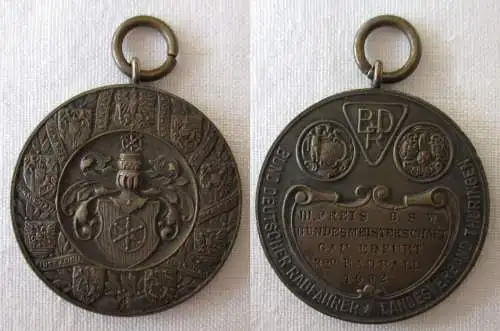 Seltene Bronze Medaille BDR Landesverband Thüringen Gau Erfurt 1932 (150242)