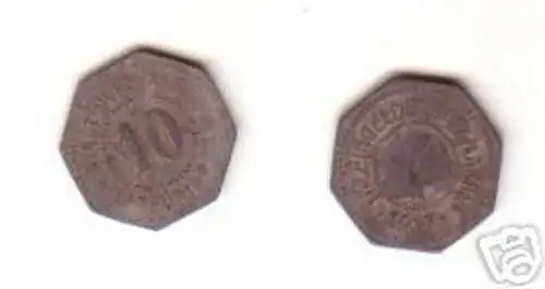 Notgeld Münze 10 Pfennig Stadt Mühlhausen 1917