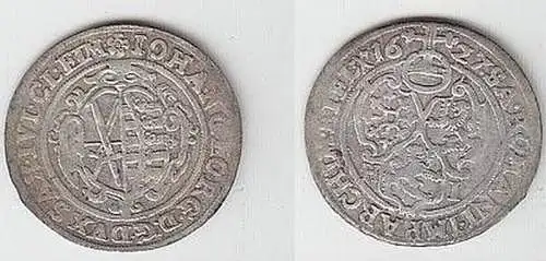 1/24 Taler Silber Münze Kurfürstentum Sachsen 1627