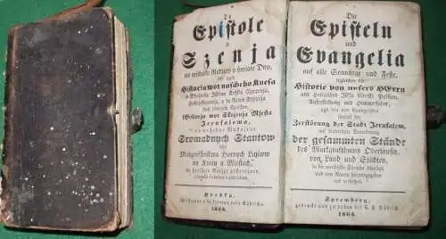 Die Episteln und Evangelia" 1865, deutsch und sorbisch