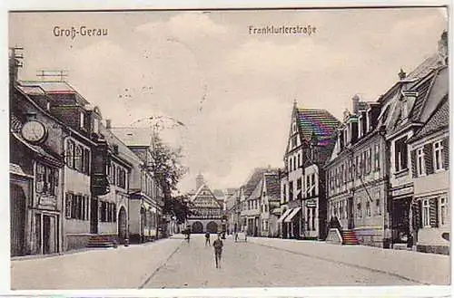 09714 Feldpost Ak Groß Gerau Frankfurterstrasse 1914