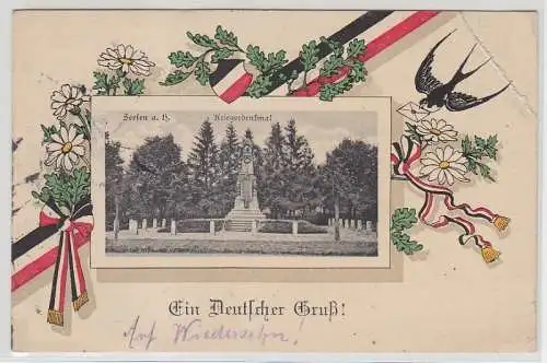 46608 Feldpost Ak Seesen am Harz Kriegerdenkmal 1915