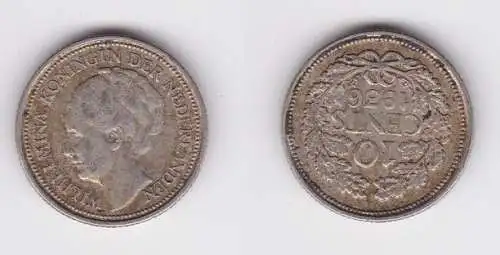 10 Cent Silber Münze Niederlande 1936 (127194)