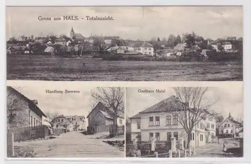 94873 Mehrbild Ak Gruß aus Hals Handlung Zwerenz, Gasthaus Moisl um 1940