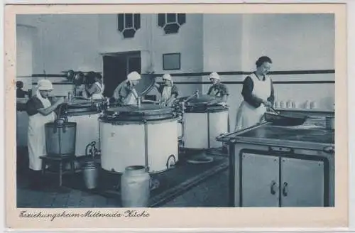 61838 Ak Erziehungsheim Mittweida Küche 1930