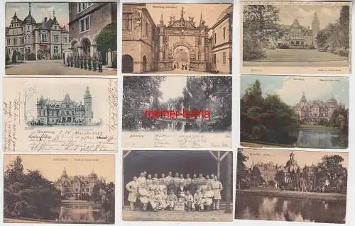 76702/9 Ak Bückeburg Palais der Fürstin Mutter, Schloß, Schloßwache um 1910