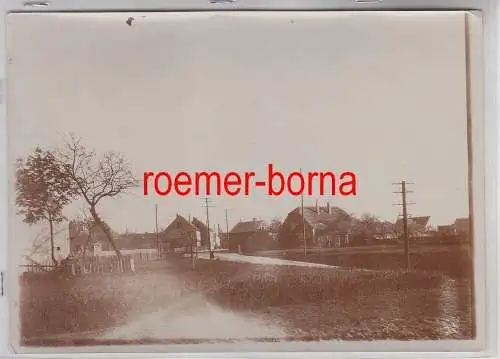 76697 Original Foto Röderau Strassenansicht um 1930