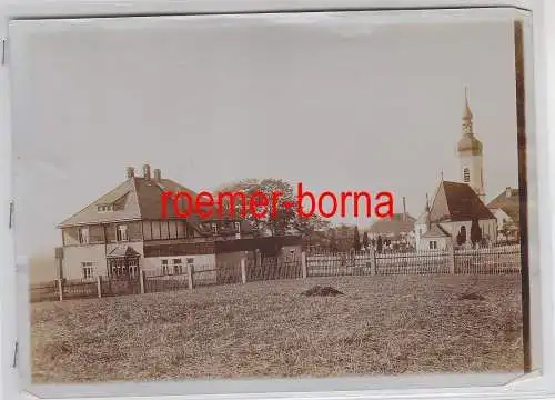 76935 Original Foto Röderau Dorfansicht um 1930