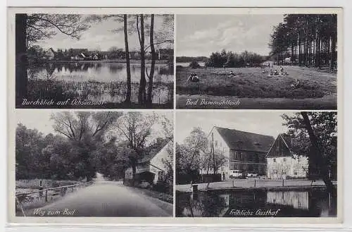 65147 Mehrbild Ak Durchblick auf Ochsensaal, Gasthof usw. 1935