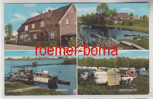 09485 Mehrbild Ak Elbstorf Edeka Detloff, Hafen, Elbpartie, Campingplatz 1972