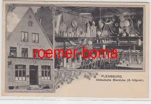 73121 Mehrbild Ak Flensburg Altdeutsche Bierstube (A. Höppner) 1920