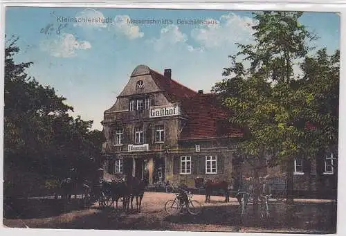 24042 Ak Kleinschierstedt - Messerschmidt's Geschäftshaus und Gasthof 1924