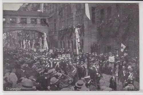 61207 Ak 8. Deutsches Sängerbundesfest Nürnberg 28.07.1912 Thüringer