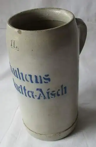 Steinzeug 1 L Bierkrug Brauereikrug Brauhaus Neustadt an der Aisch (124091)