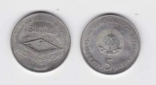 DDR Gedenk Münze 5 Mark Berlin Zeughaus 1990 Stempelglanz (113620)