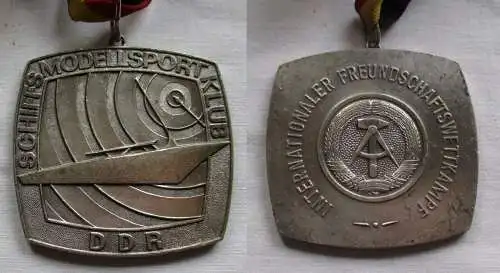 DDR Medaille Schiffsmodellsportklub Internationaler Freundschaftswettkampf