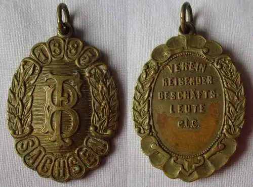 Seltene Medaille Verein reisender Geschäftsleute Sachsen 1885 (157044)