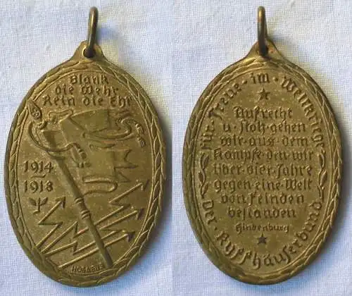 Seltene Medaille für Treue im Weltkriege der Kyffhäuserbund 1914-1918 (121582)