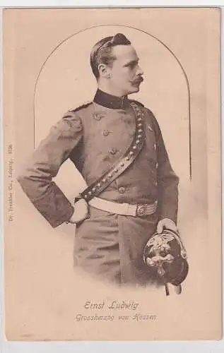 87805 Ak Großherzog Ernst Ludwig von Hessen in Uniform um 1900