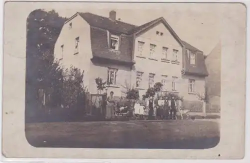 31090 Foto Ak Leipzig Wohnhaus 1909