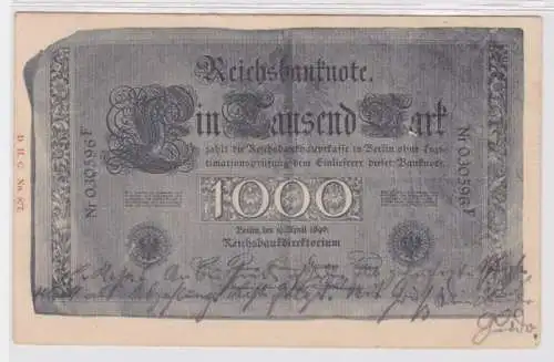 95774 Geldschein Ak Reichsbanknote, Eintausend Mark, 1000 Reichsmark 1901