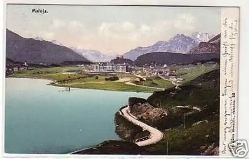 30328 Ak Maloja Totalansicht 1910