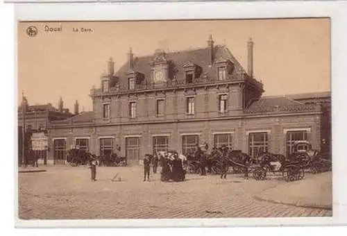 54779 Feldpost Ak Douai Frankreich France la Gare 1. Weltkrieg 1917