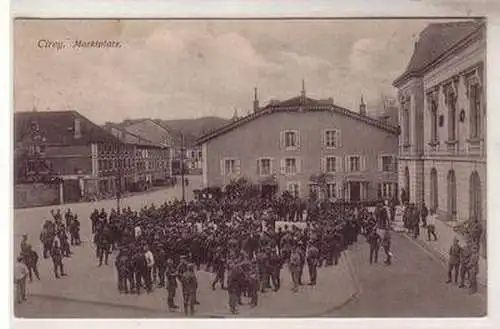 54777 Feldpost Ak Cirey Marktplatz Frankreich France 1. Weltkrieg 1916