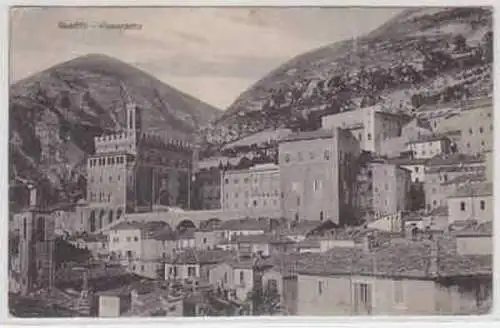 38452 Ak Gubbio Italien Panorama um 1910