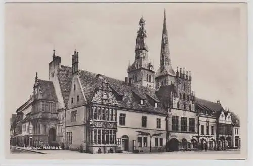 68013 Ak Lemgo Rathaus um 1930