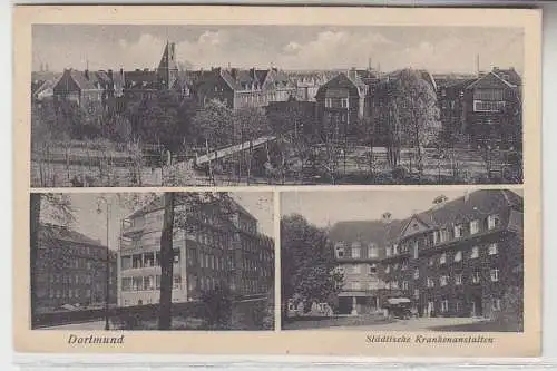 68406 Mehrbild Ak Dortmund städtisches Krankenhaus 1929