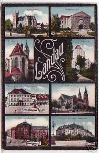 17702 Mehrbild Ak Landau Kaserne usw. um 1910