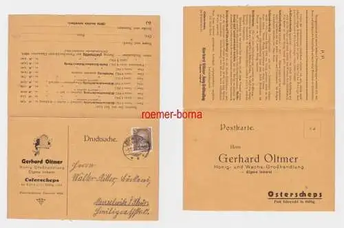 65546 Ak Osterscheps bei Edewecht Honig Großhandlung Gerhard Oltmer 1926