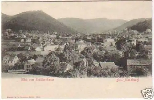 24609 Ak Bad Harzburg Blick vom Schützenhause um 1900