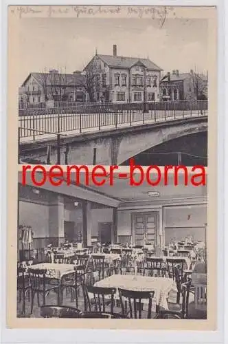 81470 Mehrbild Ak Volkshaus Borna 1935