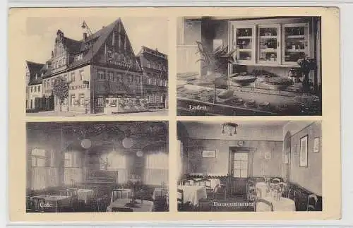 69517 Mehrbild Ak Colditz Konditorei 'Schloß Café' um 1930