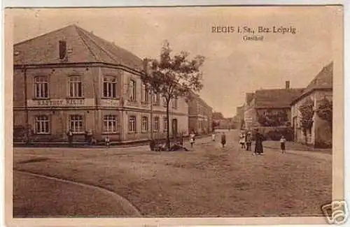 06960 Ak Regis Bez. Leipzig Gasthof 1919