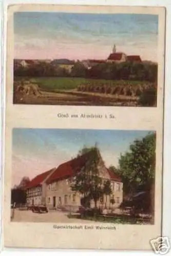 06729 Ak Gruß aus Altmörbitz in Sa. Gasthaus 1937