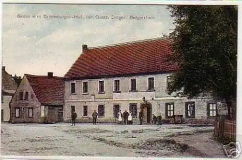 06880 Ak Belgershain Gruß vom Schönburger Hof 1911