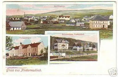 02968 Mehrbild Ak Gruss aus Niederneukirch 1913