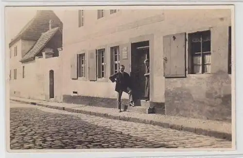 69725 Foto Ak Hohnstädt bei Grimma Wohnhaus um 1920